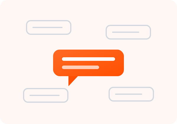 Clear messaging: one bold message stands out among faint noise